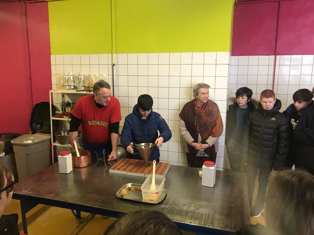 BeckMFL's tweet image. Lewis making some traditional French sweets #france2018