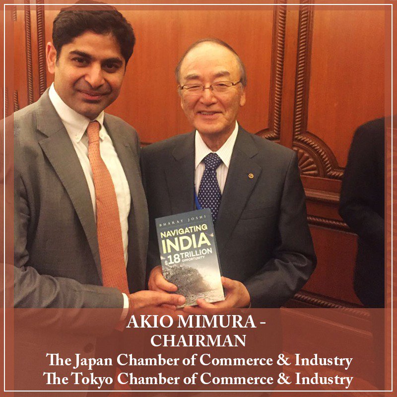bharatjoshi_'s tweet photo. It was an honour presenting my book to Mr Akio Mimura.
#NavigatingIndia #Business #Biztips #Entrepreneurship #japan
@cii_india @ficci_india https://t.co/OYTSE9nJk0
