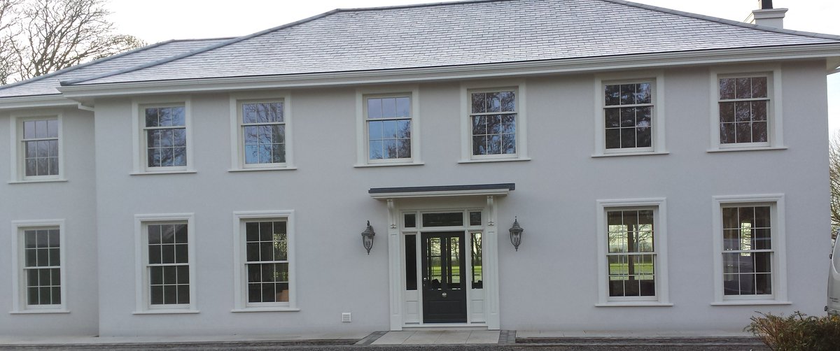 wpsplastering's tweet photo. @StoLtd #StoRender Using Sto Rend Flex Cote in off white to finish the renovated Georgian looking property including a small extension.  This finished the property to look fabulous. https://t.co/P1rm2qHKw2