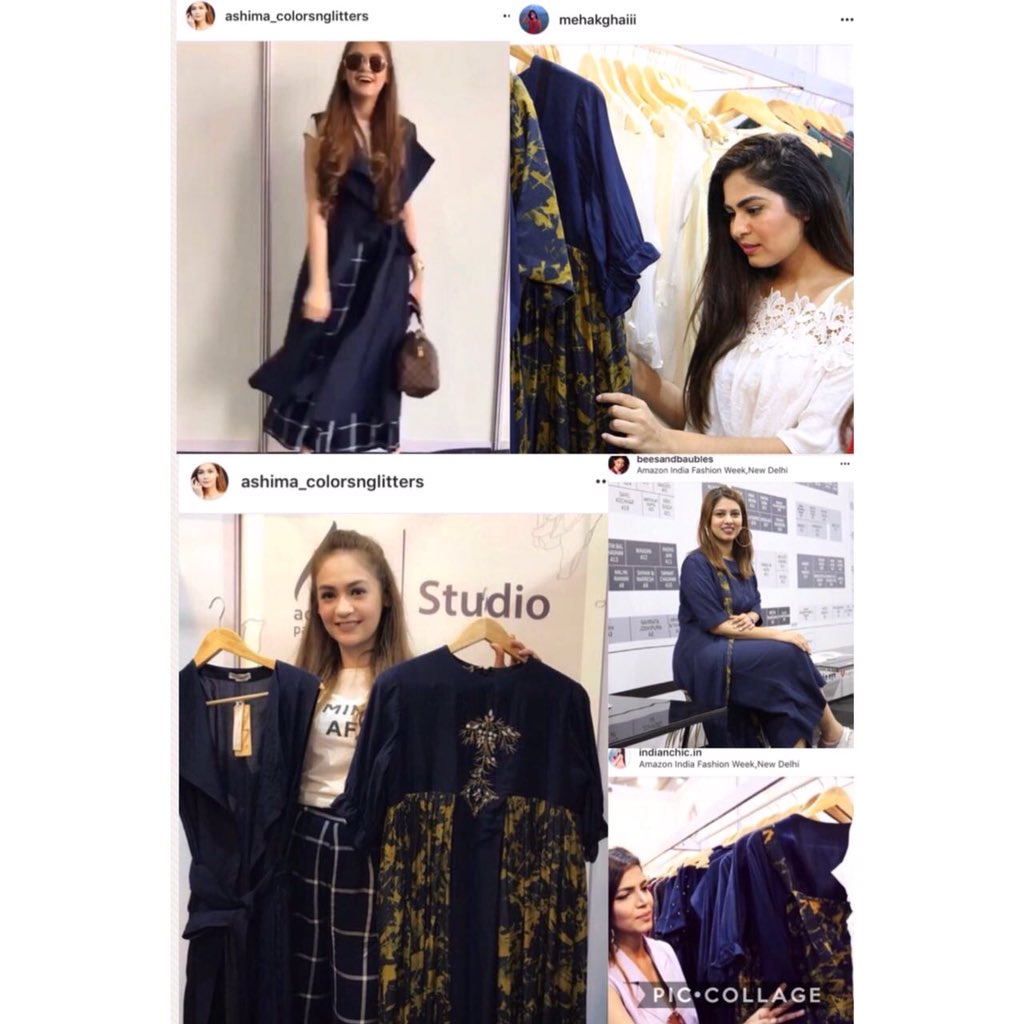 eshaamiinlabel's tweet photo. #blogger❤️ Thankyou for the love &amp;  features for @eshaamiinlabel1 @livafashionin @thefdci #aifwaw18 collection @Ashima_colorsnglitters 
@mahakghaiii
@beesandbaubies
@indianchic.in 🤗#letitpret https://t.co/kn3Rd2SEf5