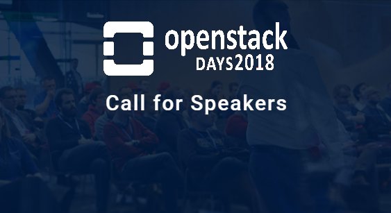 OpenInfraDaysPL's tweet photo. Właśnie uruchomiliśmy Call for Speakers - jeżeli masz ciekawe case studies lub inny temat związany z technologią #OpenStack i chciałbyś go zaprezentować na konferencji OpenStack Days Poland 2018, kliknij -->
https://t.co/GrN0d5C3nZ https://t.co/DTk5U0H0L4