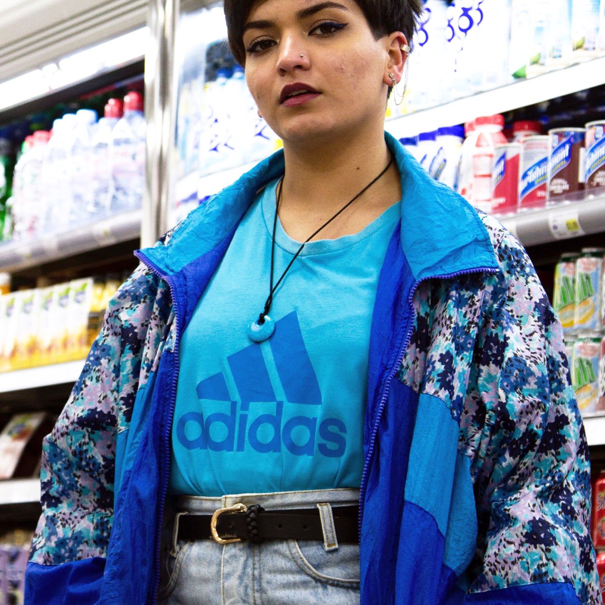 ColourMeVint's tweet photo. Sports wear, don’t care 💙 https://t.co/W20YtzirHT