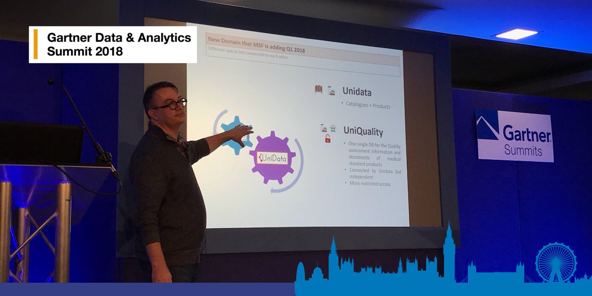 orchestramdm's tweet photo. MSF at #GartnerDA: « After a successful Product #MDM program, we launched a new project focused on medical product quality -> Provide the highest quality of medical care even if we operate in difficult situations/crisis » https://t.co/ypDkXRZdpa