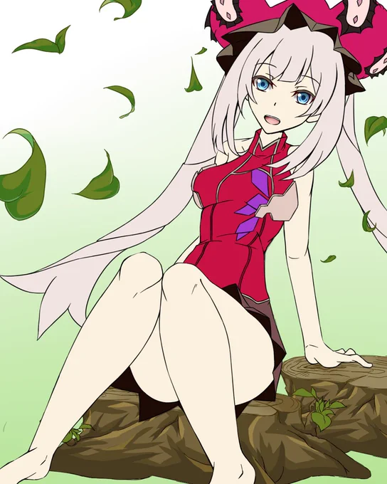 これがこれから色々あれになります切り株はフリー素材から使わせていただきました! 