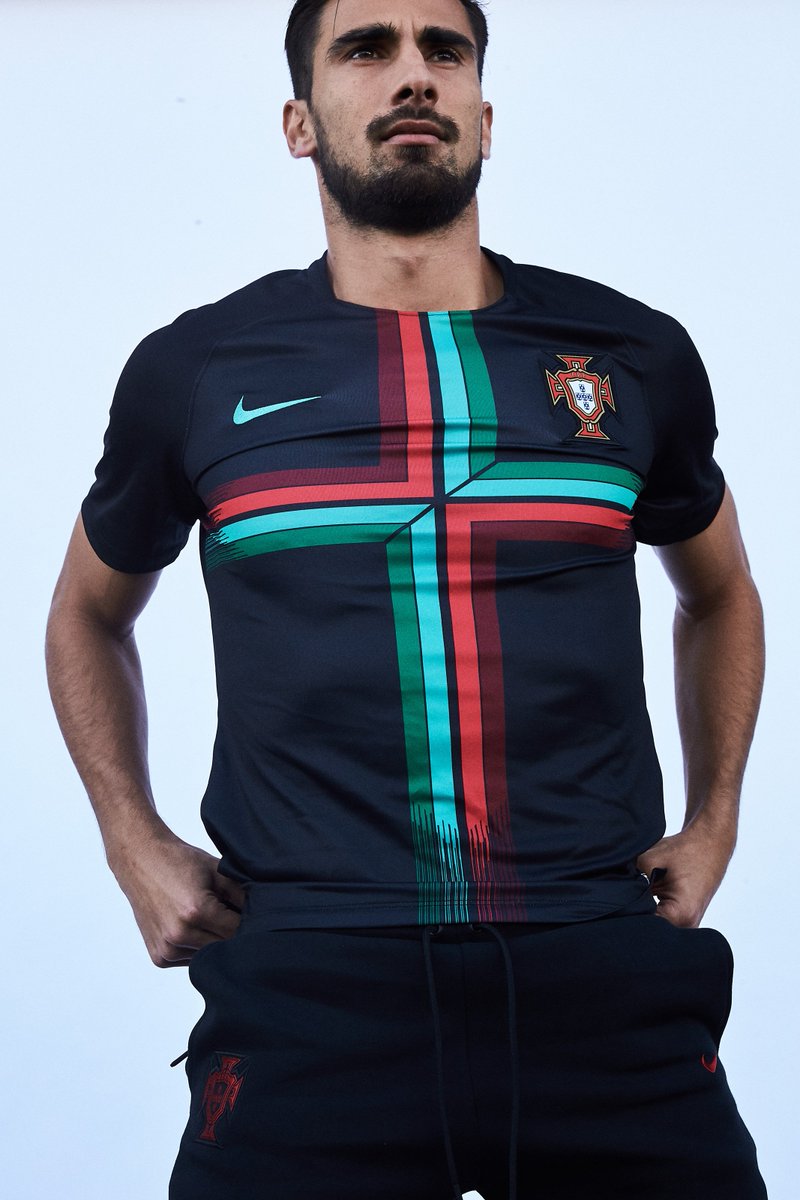 MOTDmag's tweet photo. Ronaldo will be running at defences wearing these kits in Russia https://t.co/0dWC2AoLCi