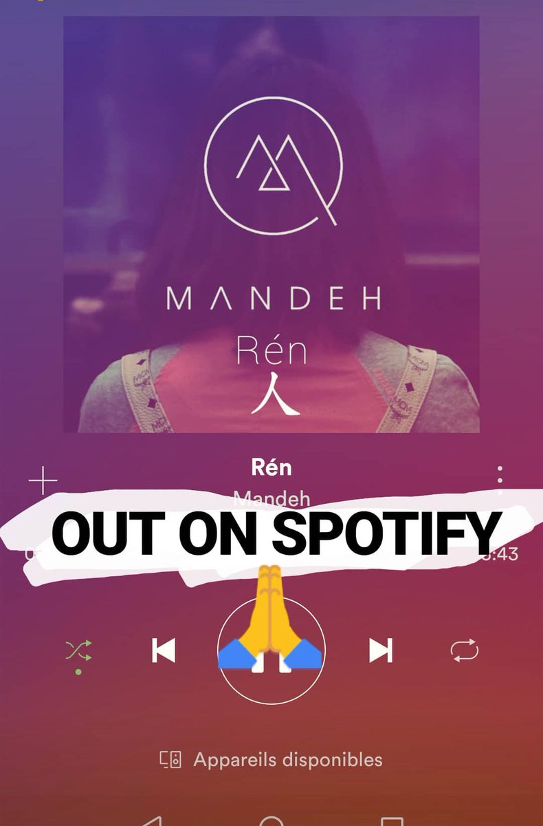 Rén est désormais dispo sur Spotify ! 👇