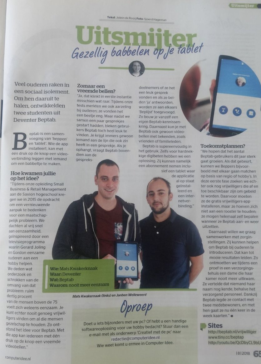 Super leuk artikel in de <a href="/Computeridee/">Computer Idee</a> al zeggen we het zelf!