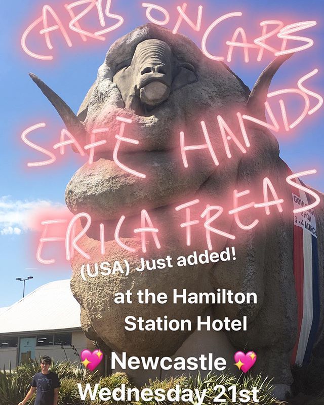 Hey newcastle!! We’re coming round tomorrow night with <a href="/safehandsband/">Safe Hands</a> and <a href="/ericafreas/">Erica Freas</a> has just been added!! See you at the @hamiltonstationhotel !
