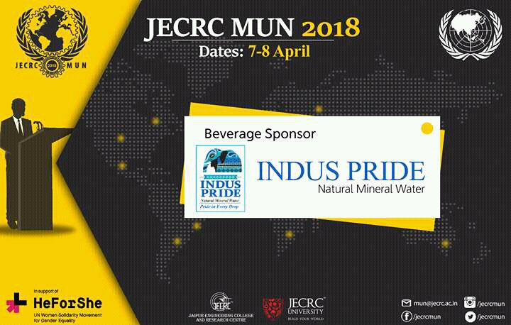 JECRC_MUN's tweet image. JECRC MUN Team is extremely excited to announce Indus Pride as our beverage sponsor!
jecrcmun.co.in
For queries contact,
Chetan Rajoria(DSG) : +91-8952884012 
Sarabjot Singh(OCP) : +91-75979 06090
#JecrcMun #DiplomacyAtItsZenith #UniteToDebate #HeForShe #CityMun #UNIC