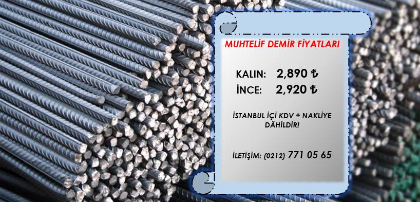 Güncel " Muhtelif İnşaat Demir'i " fiyatlarımız ilginize sunulmuştur... 👍🏻