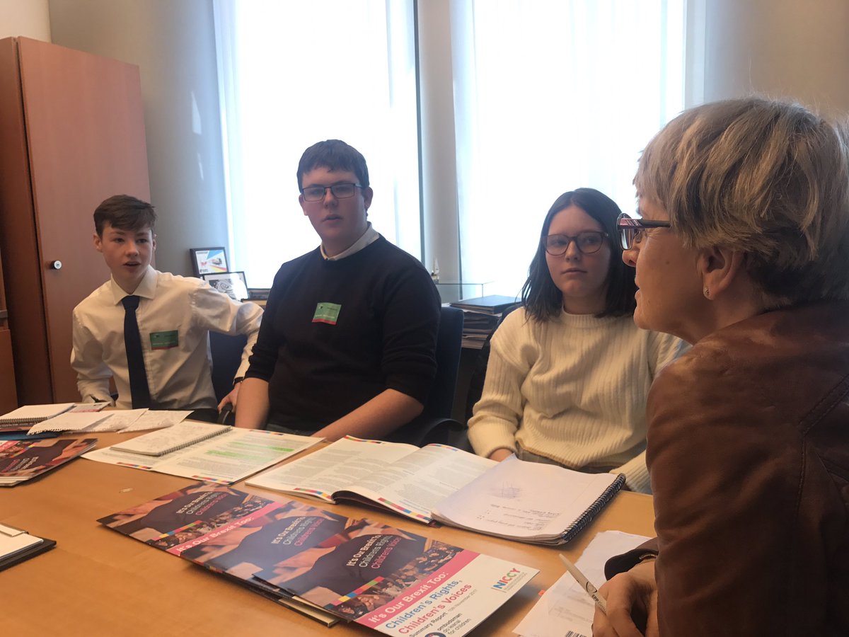 danutahuebner's tweet photo. Insightful meeting with @nichildcom - #Brexit is not only about trade, it is mostly about people’s lives and young people are among these most affected by its consequences. Please have a look their  #OurBrexitToo report that you can find here: 

https://t.co/FLtjot44gD https://t.co/6Gw0eqDXqi