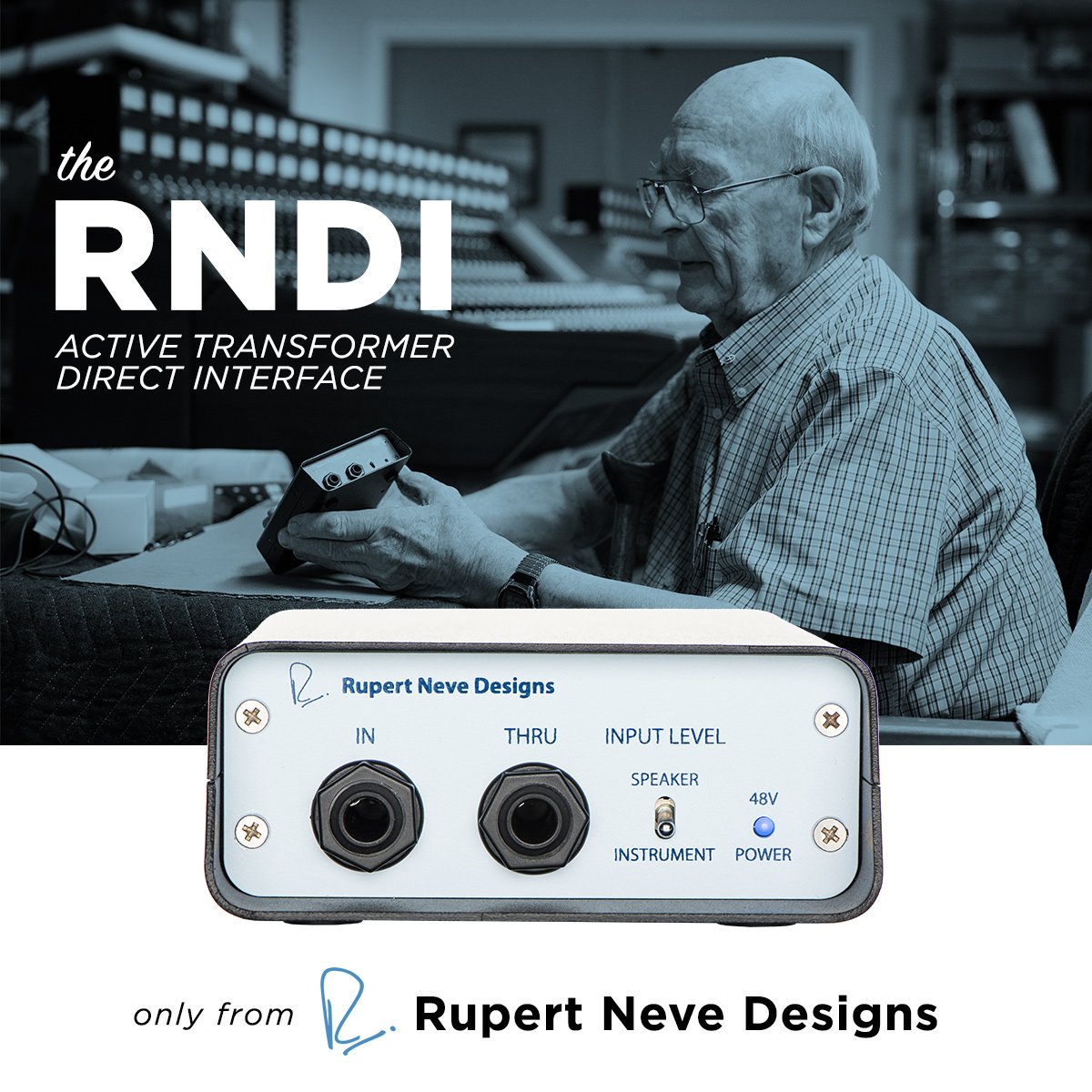 BassMusicianMag's tweet photo. Meet the RNDI: The first standalone direct interface worthy of the @Rupert_Neve name. Only from Rupert Neve Designs.
https://t.co/ShQAaFCKYw
#RNDI #bass #bassguitar #tone #directinterface #rupertneve #rupertnevedesigns https://t.co/1pBxQft7A2