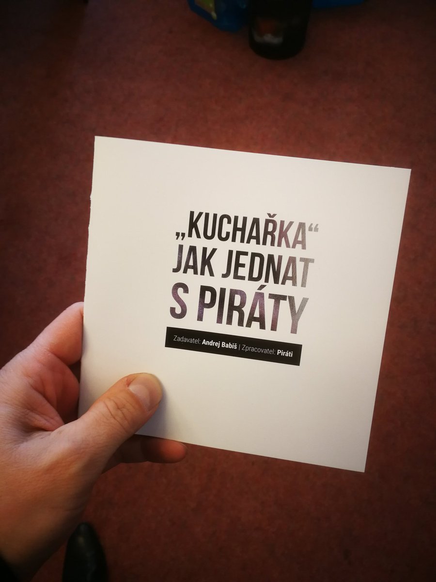 ElfmarkF's tweet photo. Chtěl ji pan premiér, chtěl. Tak ji má. #elfmark #pirati https://t.co/cy7S4Hq9IK