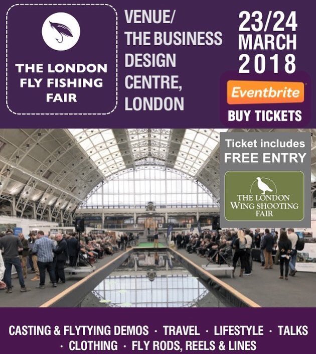 IT’S THE FINAL COUNTDOWN!!!!
.
Buy your advanced tickets here 🌐thelondonflyfishingfair.co.uk
.
.
#LFFF #TheLondonFlyFishingFair