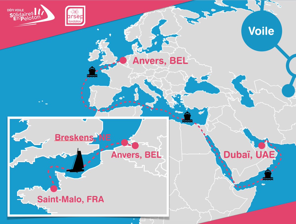 DefiVoileSEP's tweet photo. ILS ARRIVENT ! @thibautvauchel, Ulysse, Thierry &amp; @pennaneachalan partent aujourd'hui pour @VilleSaintMalo à bord du @Multi50 #DVSEP 

+ d’infos 👉 https://t.co/e4k0YJG86c
RDV DEMAIN à l'écluse de 19h30 à Saint @SaintMaloVille https://t.co/Jr1LlHzcyM