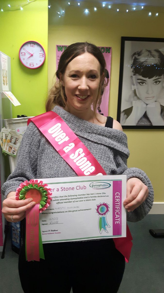 Kirsty has lost a fantastic 1 stone 2lbs in weight in just 5 months well done!! 
Please show Kirsty some encouragement.
Congratulations Kirsty!  Xx

#Rugeley #Gymophobics #LadiesGym #VIPattentionWithoutPersonalTrainerPrices #gym #news #Slimming #Weightloss #TransformationTuesday