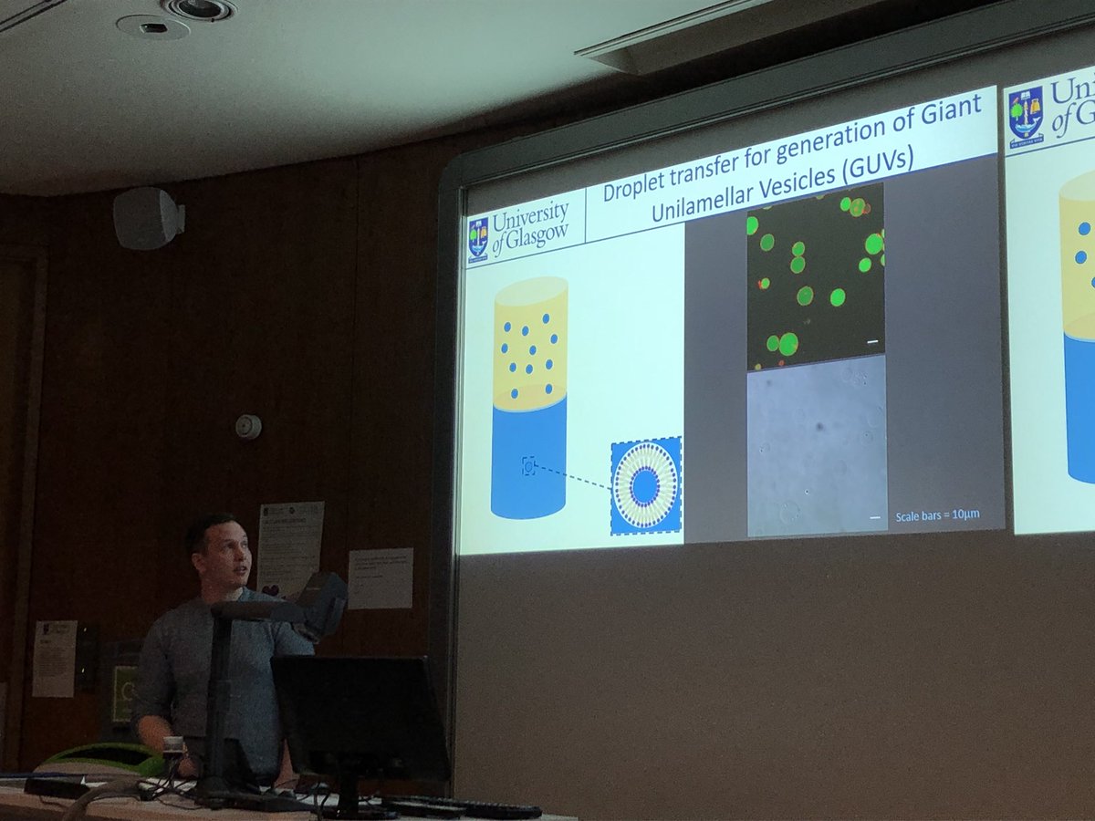 Ross Eaglesfield discusses his research into membrane transport proteins employing engineered artificial cells #UoG