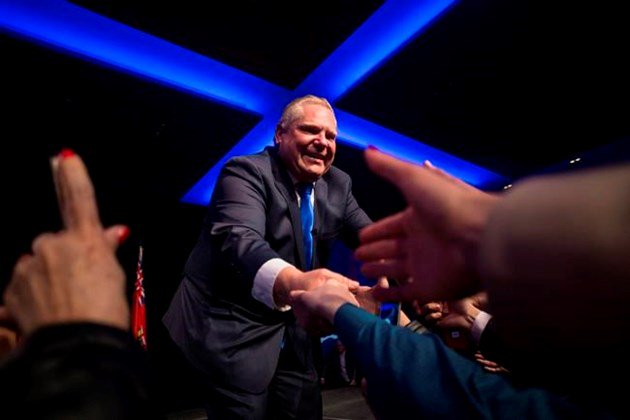 Doug Ford tells supporters he can 'take back' province from the Liberals: bit.ly/2FUO0JU https://t.co/crEESOdUi0