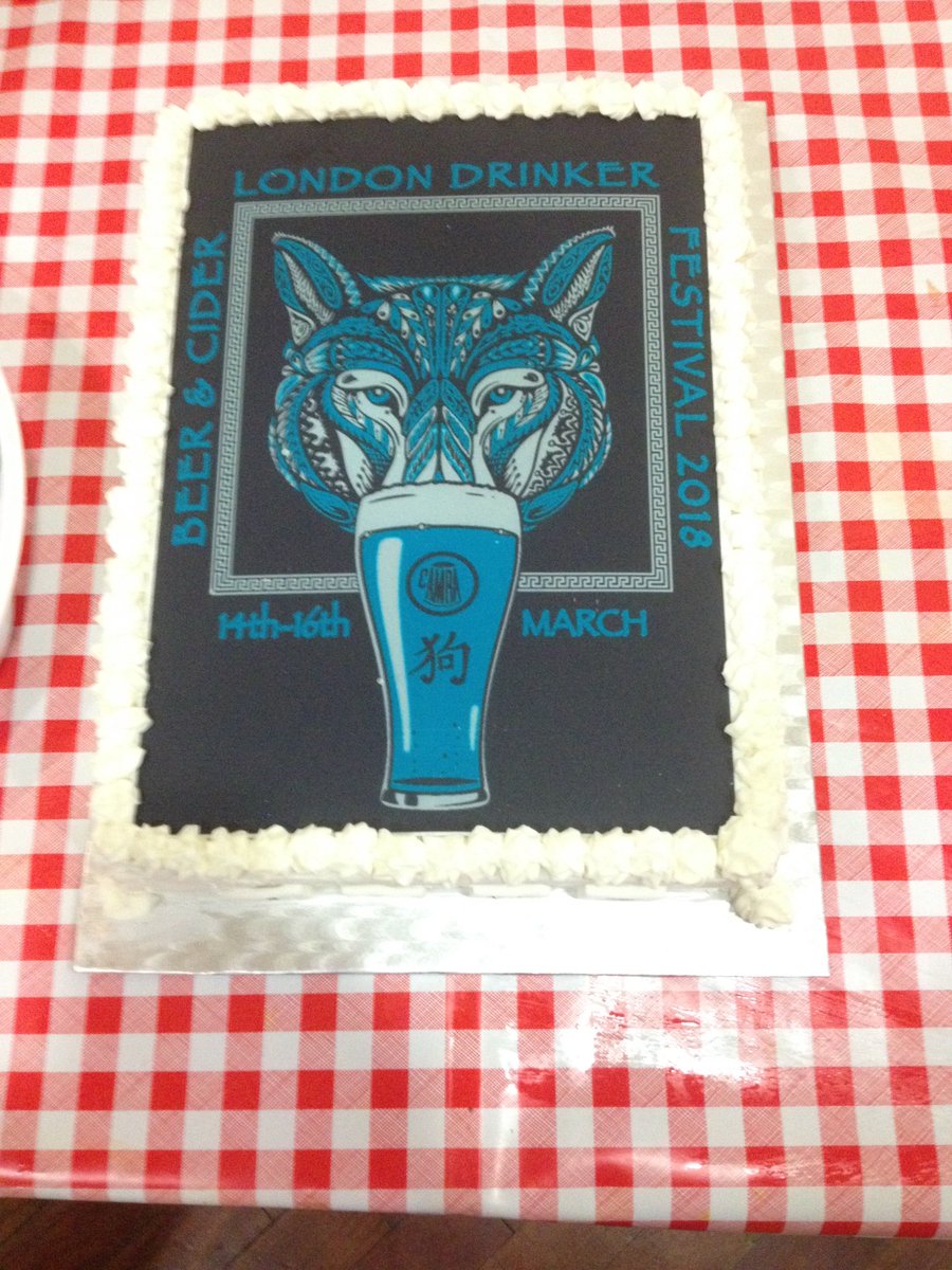 Every good beer festival deserves a party and we ended with a cake made by Heidi. It tasted as good as it looked