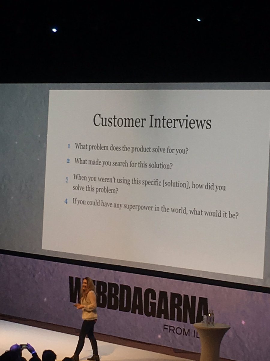 Nattalaa's tweet photo. So crucial. But Maybe we Dont do it enough.."In order to understand the customers interview them" to know what the needs are! #Webbdagarna https://t.co/XRRJsp1Iuq