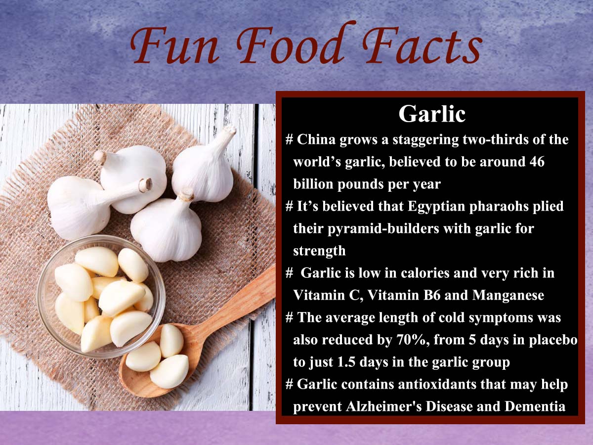 #Garlic #food #Facts #culinary #Delight