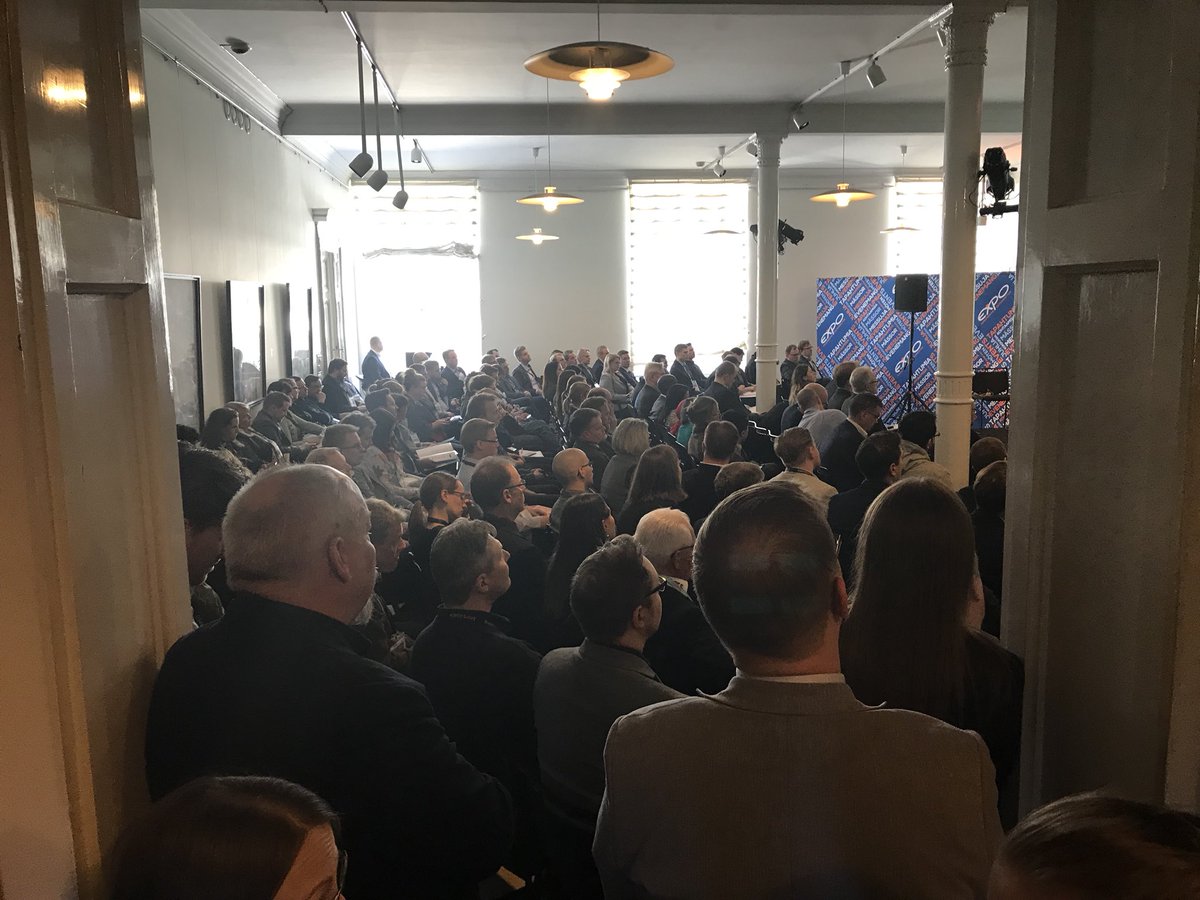 alavillamo's tweet photo. A positive problem in #EnergyWeek - all the seats are full! We need the #wasastation badly! @EnergyVaasa #windsolar https://t.co/sA5ARQOHzI