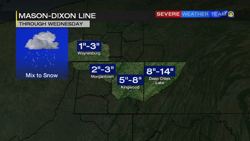 WPXIScott's tweet image. Neighborhood by Neighborhood snow forecasts THROUGH WEDNESDAY.  Most of the sticking snow will be tonight and Wednesday west of the mountains.

More:  on.wpxi.com/weather