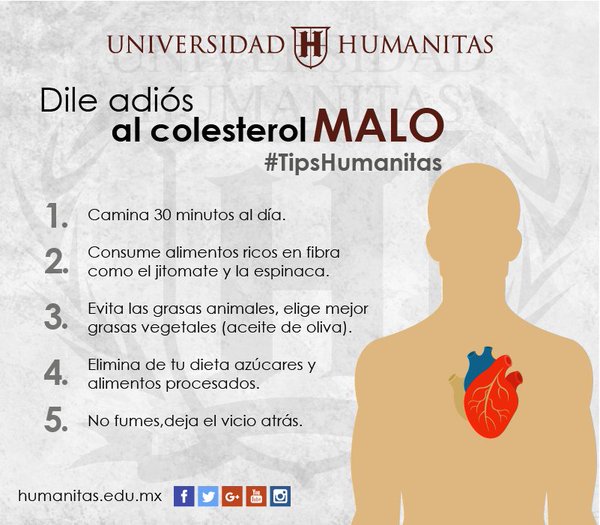 LMaxCoufer's tweet photo. RT UHumanitas: ¿Sabes cómo puedes reducir el colesterol en tu cuerpo? sigue nuestros #TipsHumanitas https://t.co/1ZpieU9j8o