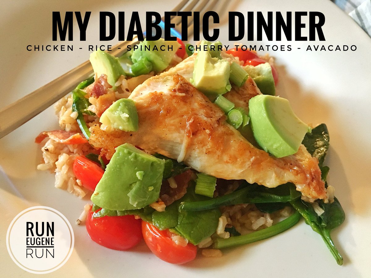 RunEugeneRun's tweet photo. Whatโs for dinner? #Diabetes #diabeticrunner #runeugenerun #marathon #lowcarb #insulin #dinner #haveafunrun #running https://t.co/rbJ0TLGBX8