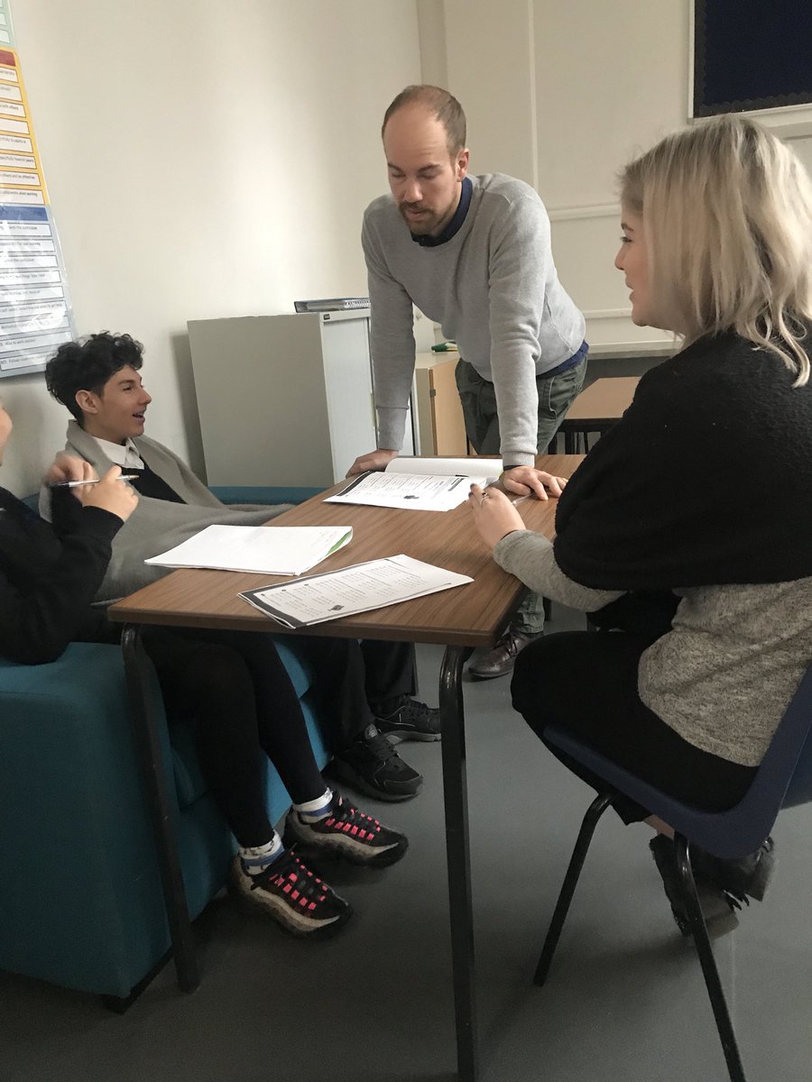 Got company in my office today! They decided they want to do their maths lesson in my office. #tbap18 #ks3 #nurture #relationships
