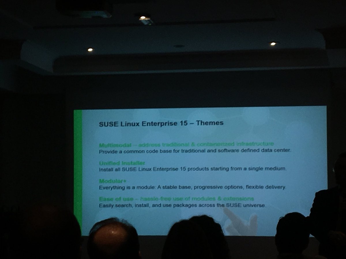 impresacity's tweet image. E’ in arrivo la versione 15 di #SuseLinux:multimodal, unifued installer, modular and easy to use. #SUSEExpertDays