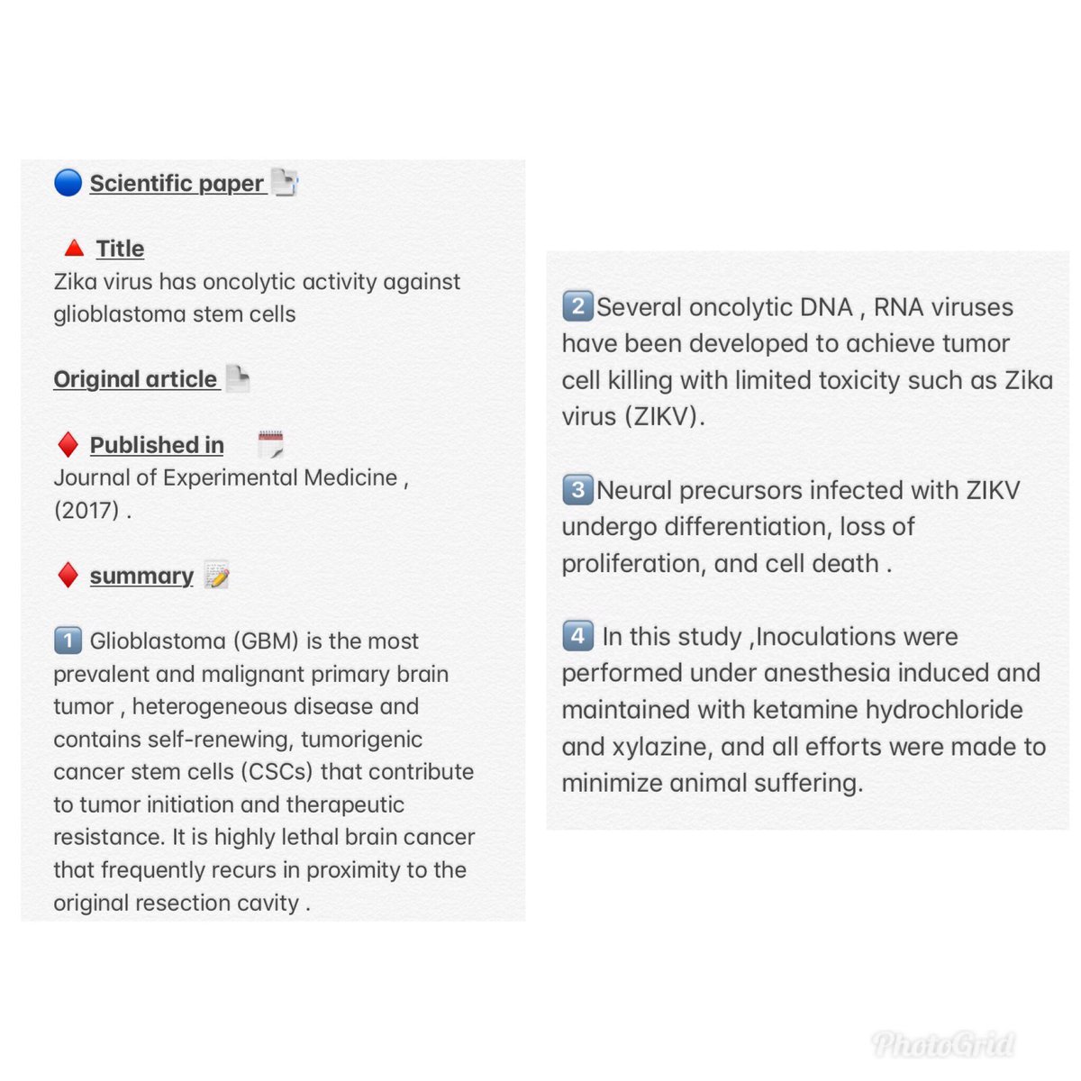 labthology's tweet photo. 🔵 #Scientific_paper 📑
🔺 #Title
Zika virus has oncolytic activity against glioblastoma stem cells
♦ #Published_in 🗓
Journal of Experimental Medicine , (2017) . https://t.co/N9zPbdQl6m
