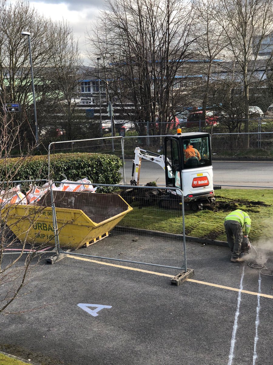 Barber pod base going in at the office. Not long until the new business is born.