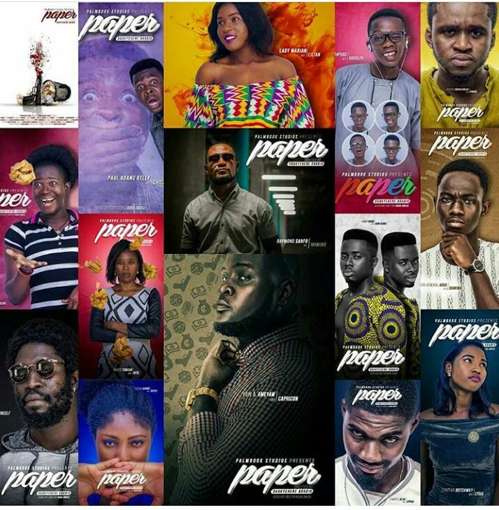 Jblaq99's tweet photo. Meet the cast. #PaperPremiere #ghopromo @DAAKYEHENE_PBS @palmbookstudio https://t.co/YOfrr2Q14C