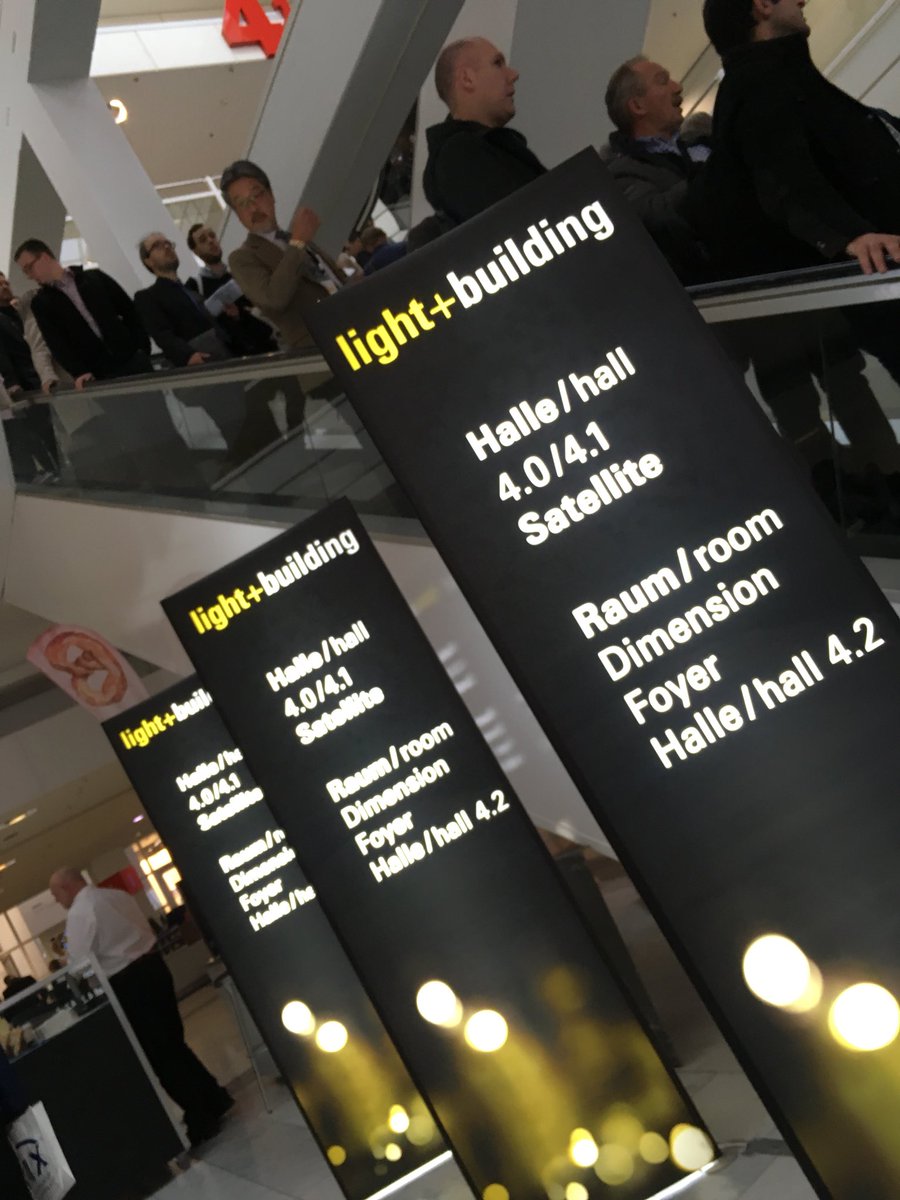 SyndEclairage's tweet image. Le salon international de l’éclairage @Light_Building a lieu cette semaine.
Suivez #LB18 pour vivre en direct cet événement incontournable de notre filière.
(Et les comptes influents @LightingEurope @Lux_magazine @fmarksimon @jeromeboissou 
@gordonroutledge @RayMolony etc.)