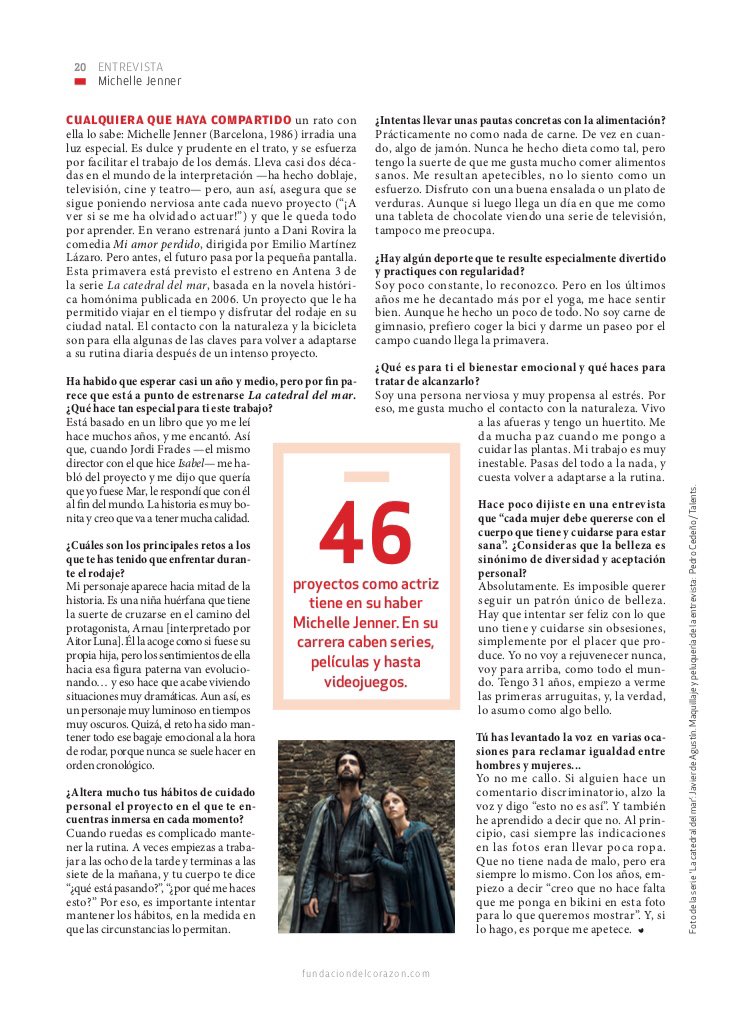 Yourocktalent's tweet photo. @MichelleJWeb este mes para la revista @saludycorazon...💚 ¡Ya en kioskos! 🤘🏿
#YouRockTalent #YouRock #YouRocker #TalentAgency https://t.co/u8wShDRbnu