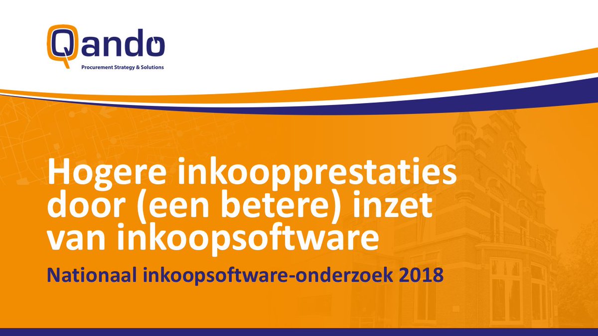 QandoNL's tweet image. Meedoen aan het nationaal inkoopsoftware-onderzoek 2018 kan nog tot 1 april! Gratis benchmarkrapportage voor respondenten! #inkoop #inkoopsoftware @NEVI_NL #NEVI