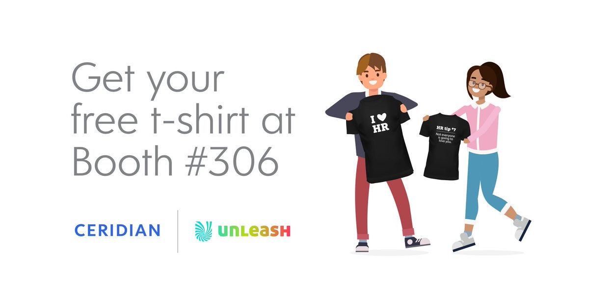 soharekerr's tweet photo. Attending #unleash18 conference? Be sure to stop by booth #306 to learn how how #ceridian #makesworklifebetter https://t.co/H4K2oA5lS8