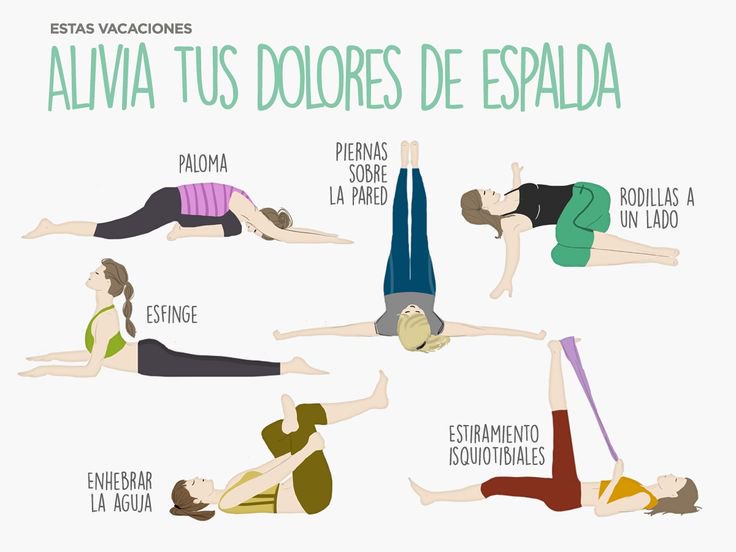 #Infografía Si trabajas sentado adopta una postura erguida. Además, aquí tienes una tabla de ejercicios muy saludables para tu espalda