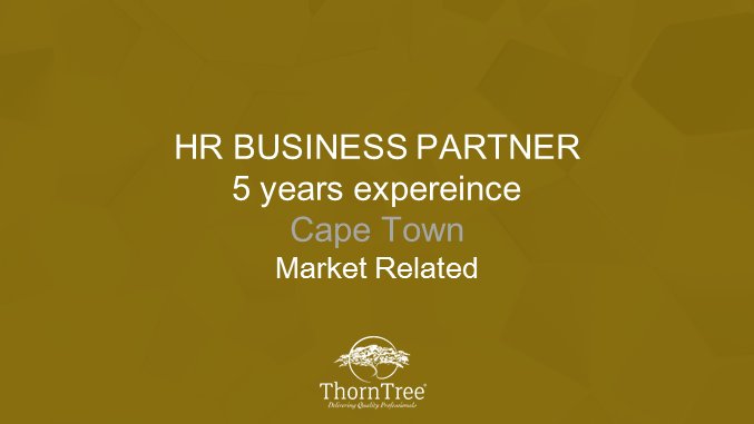 wilmarie_jansen's tweet image. #Recruiting: HR Business Partner #JobSeekersSA #vacancies #hrcareers #HRhttps://goo.gl/JXnFJF