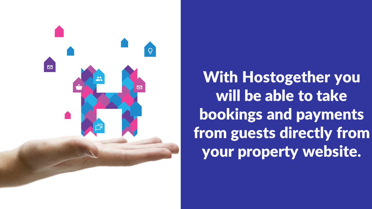 Hostogether's tweet image. Get bookings and payments from guests directly from your property website
#Hostogether #Vacationrental #grow