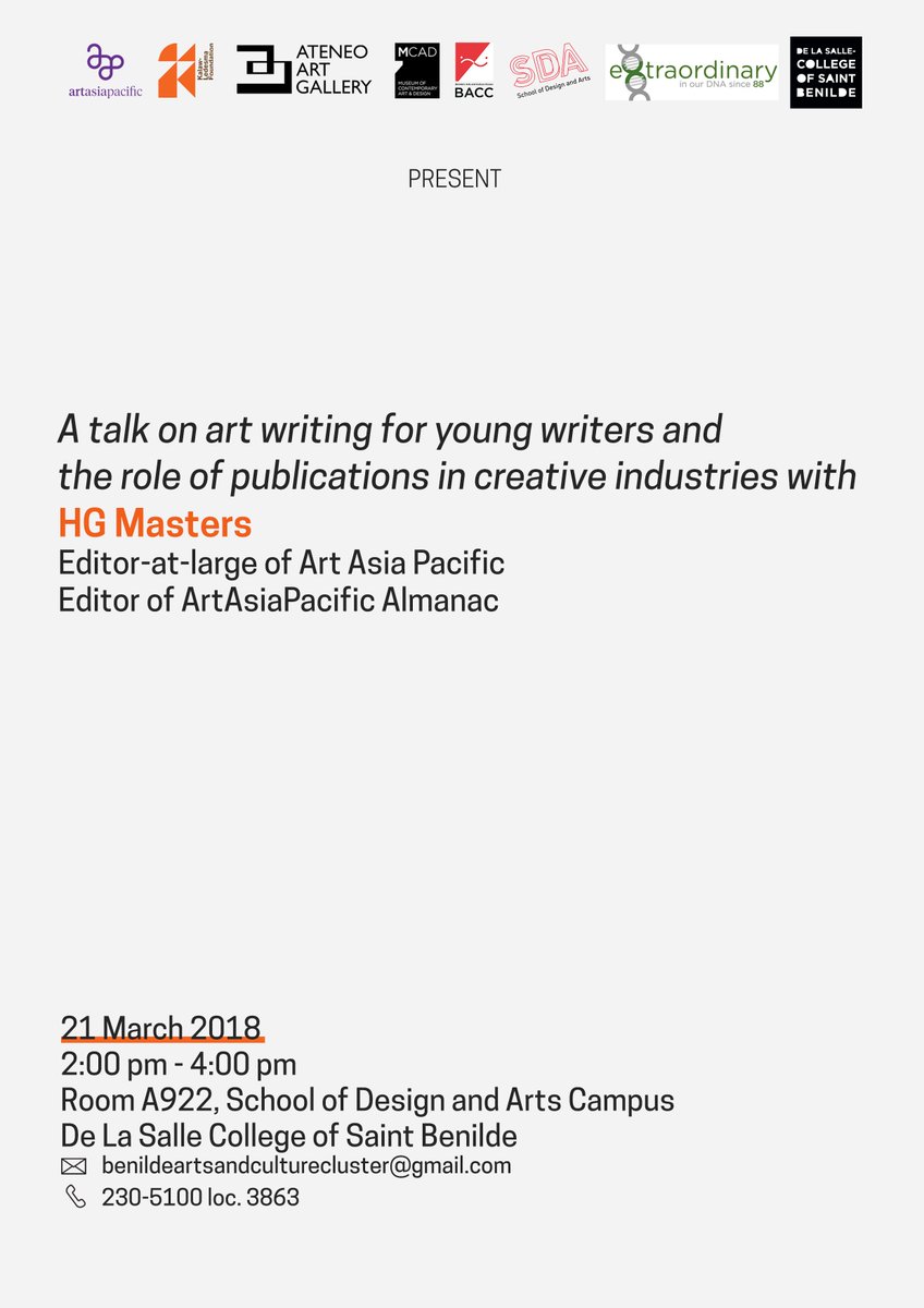 HG Masters Editor-at-Large <a href="/artasiapacific/">ArtAsiaPacific</a> talks on art writing for young writers and the role of publications in the creative industries.