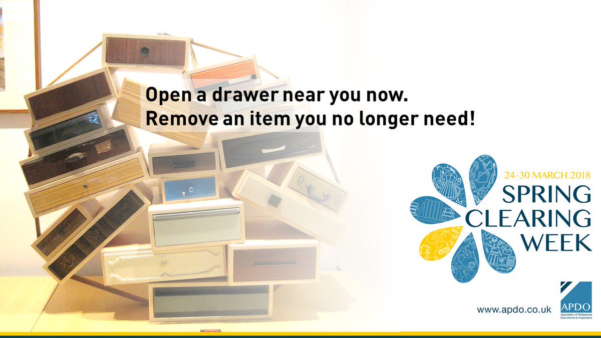 ClutterMeister's tweet image. stay #clutteraware @apdouk #springclearing2018