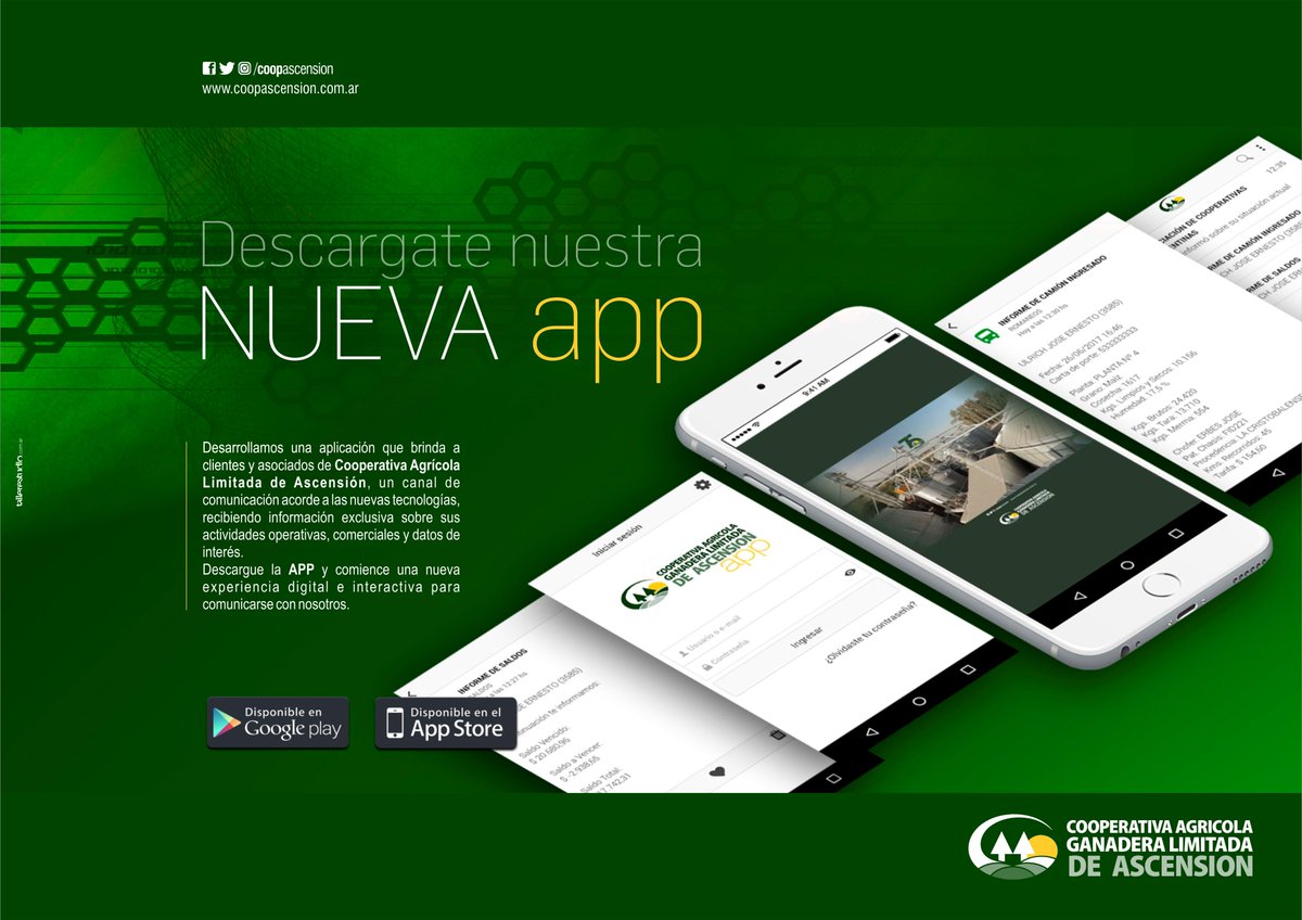 coopascension's tweet photo. Presentamos #nuestraAPP para dispositivos móviles. Buscala en App Stores y Google Play. https://t.co/Sfi1mncE9S