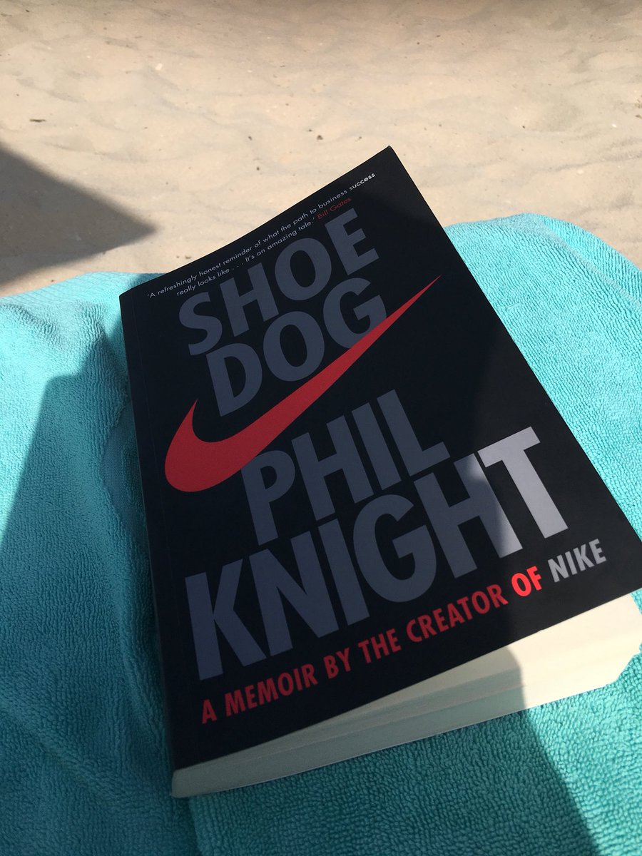 Jos et ole jo lukenut niin suosittelen #nike #shoedog #entrepreneurship #growth