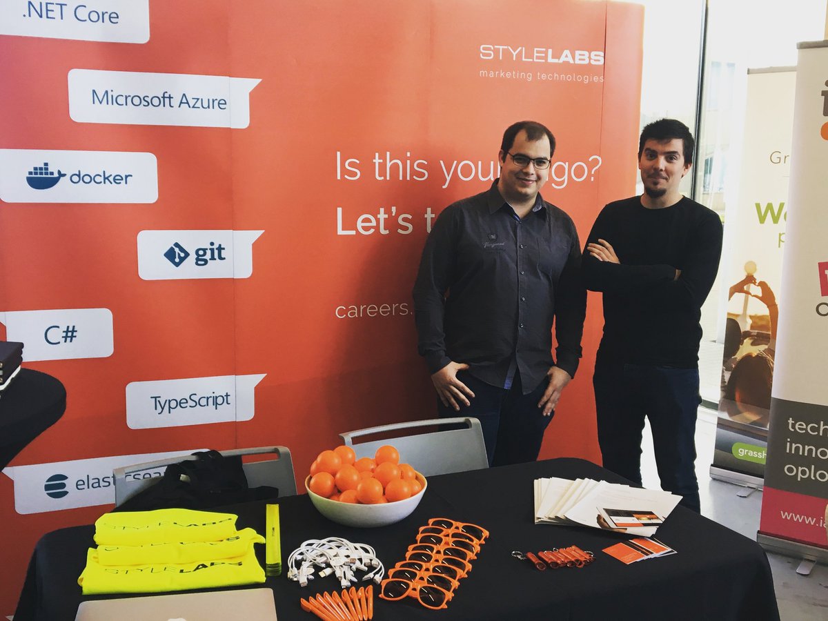 Come and check us out at the Jobevent at <a href="/Hogeschool_Gent/">HOGENT</a> to learn more about working at @realStylelabs! Want to create the most innovative marketing software out there? #HoHoGent #jobeventHoGent #stylelabs #marketingcontenhub