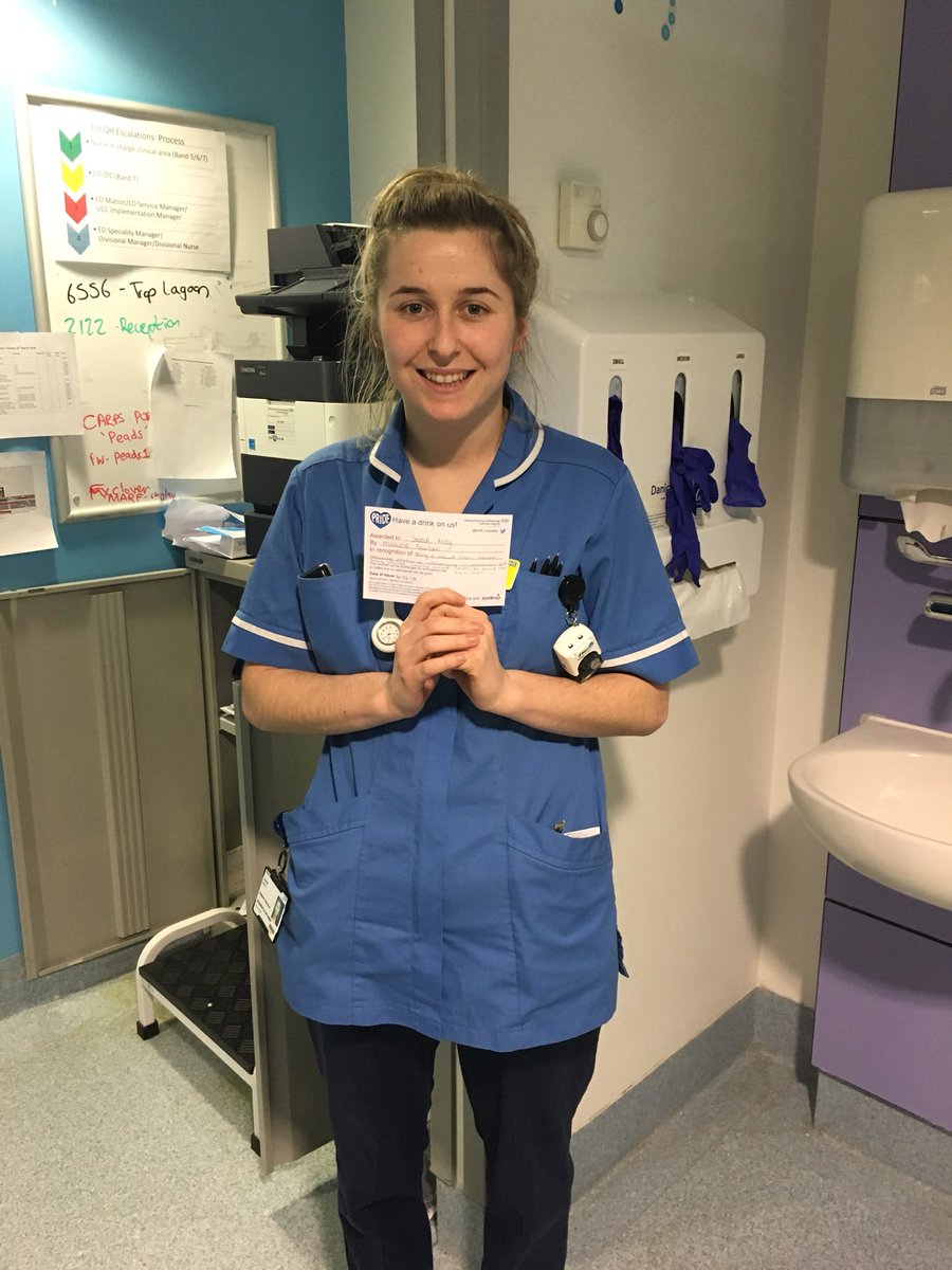 Terrific Ticket for Newly Qualified Children’s Nurse Sarah for being a valued member of the <a href="/BHR_ED/">KGH & QH Emergency Departments</a> team, consistently being positive, embracing challenging shifts, and being flexible working across sites to ensure patient safety #pride <a href="/BHR_hospitals/">Do not use - follow @BHRUT_NHS</a>