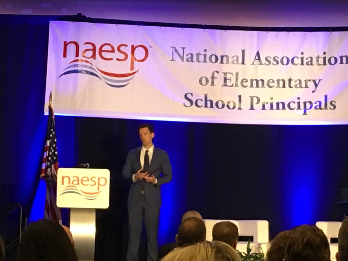 NAESP Advocacy Update presented by Danny Carlson.  “Effective principals have a multiplier effect on high-quality teaching and thus is a critical factor in boosting student outcomes, especially in high-
need schools.”