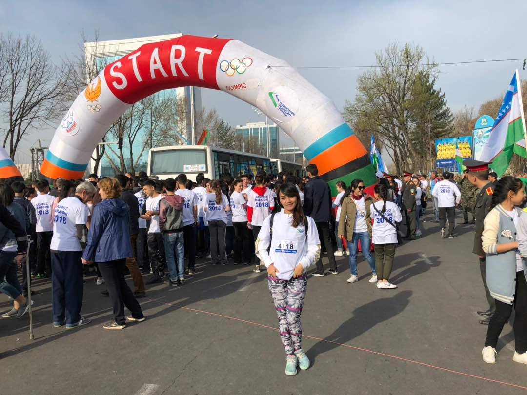 INAinTashkent's tweet image. dalam memperingati Navruz @kbri_tashkent berpartisipasi dalam acara Program of the first Sport Marathon in Central Asia 20/3 #uzbekistannavrus #kbri #indonesia