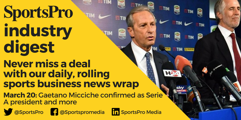 SportsPro's tweet photo. Don't forget to keep checking back with our rolling industry digest, keeping you up to date with all the #sportsbiz news as it happens throughout the day https://t.co/69WV3nf9lt https://t.co/wC17fUKgst